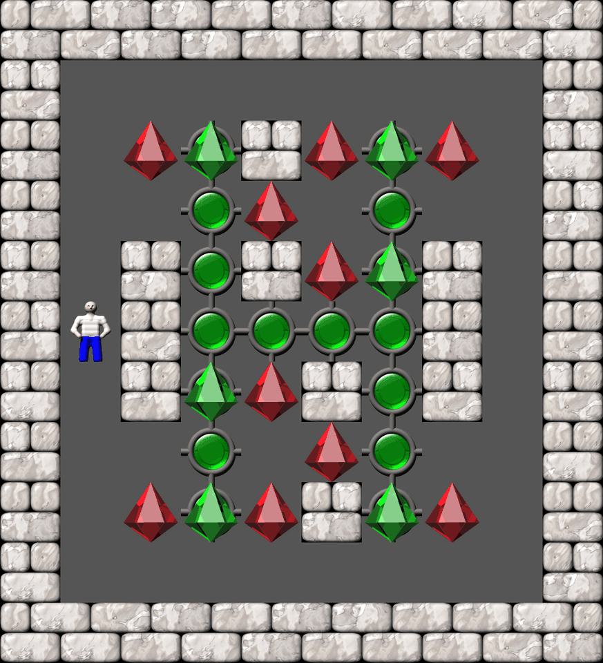 Sokoban Compact Catalysts level 54